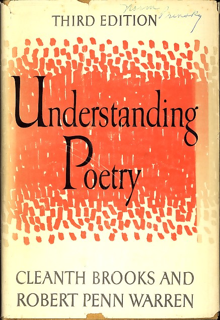 Redelijk De Alpen houd er rekening mee dat Adventures in Scholarship: Garrick Davis on the Textbook Understanding  Poetry – Contemporary Poetry Review